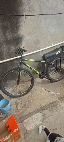 Bike Bicicleta South Aro 29 Aço Freio 18 Marchas Preto Verde