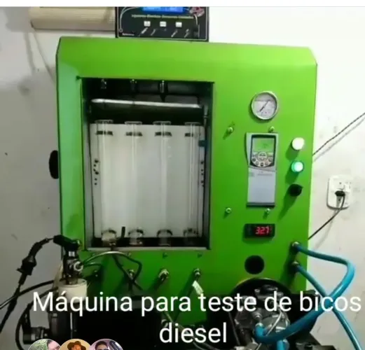 Máquina de bicos e bomba de alta para diesel 