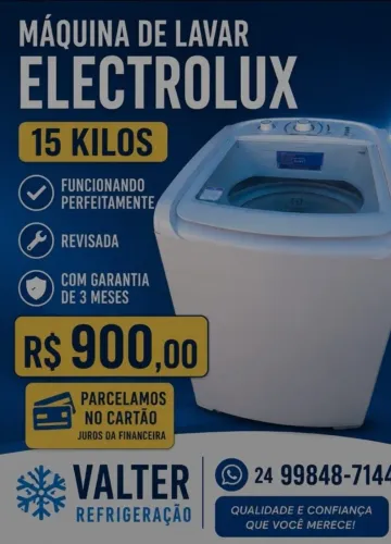 Máquina de lavar Electrolux 15kg