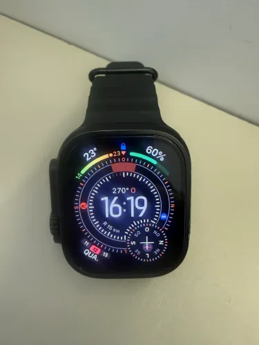 Apple Watch Ultra 2 49mm Preto | Bateria 98% | Pulseira Ocean Original