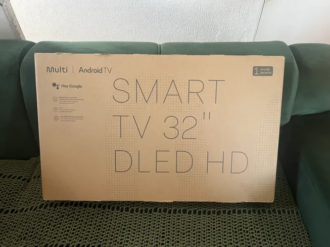 TV SMART 32P MULTI LACRADA COM NOTA FISCAL
