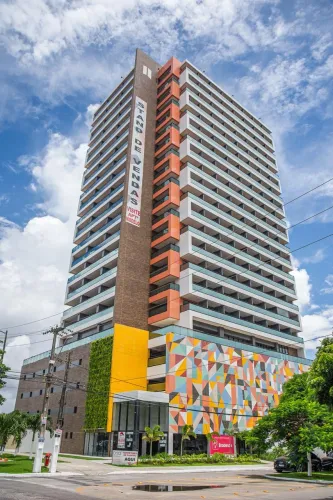 Apartamento estilo studio para locação no Duo Milênio, com 29m² muito bem aproveitados e t