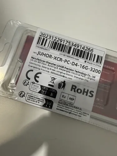MEMÓRIAS RAM 16G BODR4 3200MHZ 1.35V XMP PC4-25600U CL: