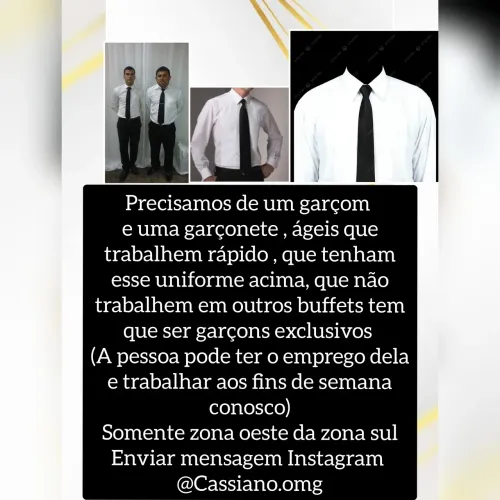 Sem experiência (apenas aos fins de semana)