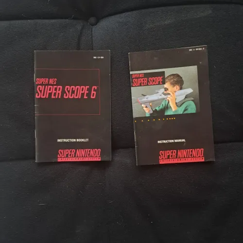 Manuais bazuca super Nintendo