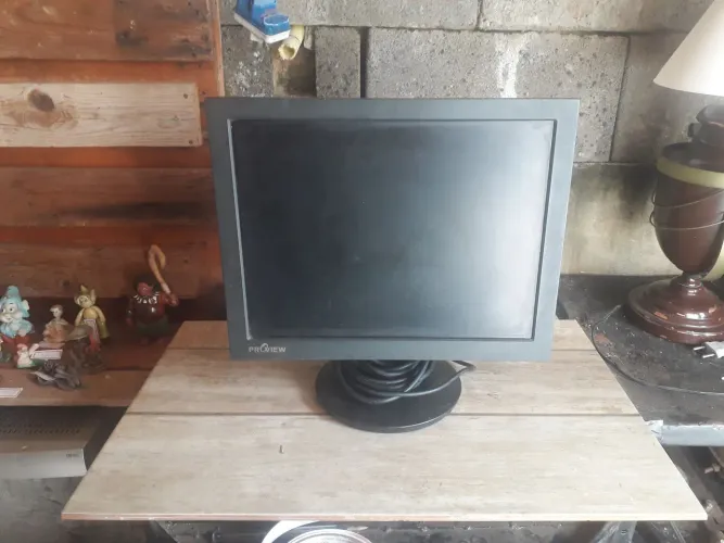 Monitor pc funcionando