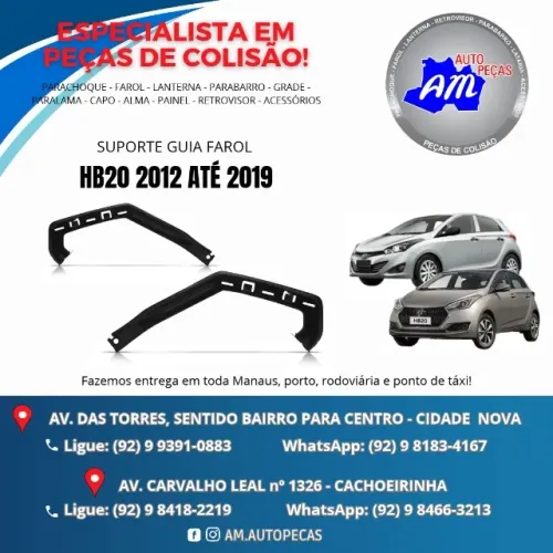 suporte guia farol hb20 12/19