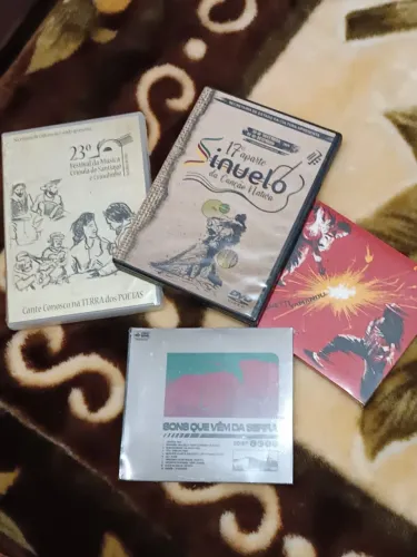 Lote Cultura Gaúcha - 2 DVDs de Festivais Nativistas + 2 CDs (Yamandu Costa e Mais)