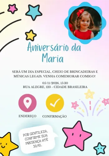 Convites digitais 
