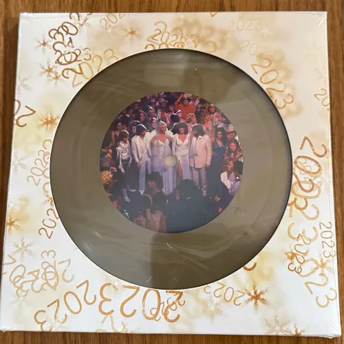 Abba Happy New Year 2023 LP vinil 7 Dourado Limitado