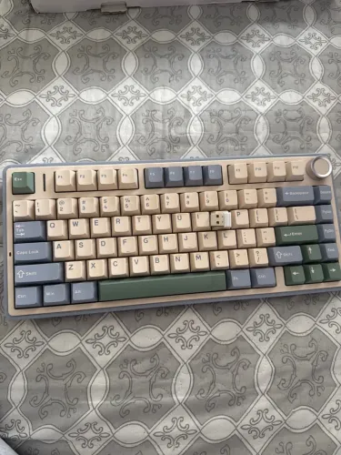Teclado Mecânico AULA F75 Wireless RGB 75%