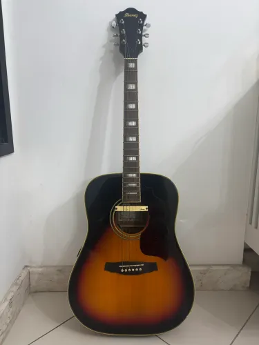 Violão de aço Ibanez SGE220-VS Vintage Sunburst + Hard Case ? excelente estado