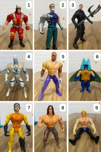 LOTE COM 26 BONECOS VINTAGE ANOS 80/90 + ACESSÓRIOS