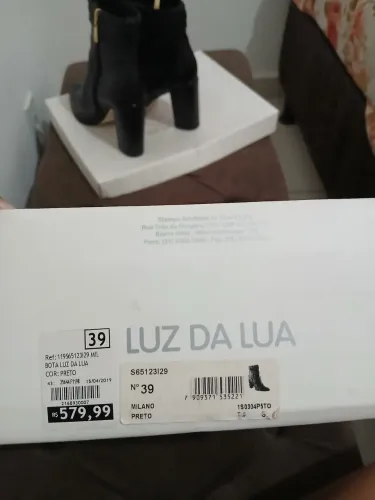 Bota Luz da Lua Milano Tamanho 39