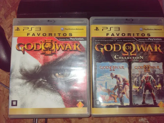 Jogos de ps3 God of war collection e god of war 3
