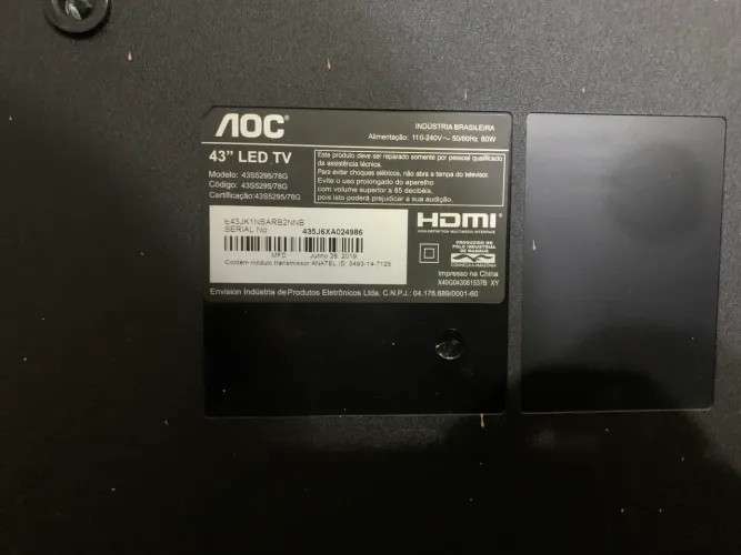 AOC 43?LED TV e BUSTER TV LCD 32?