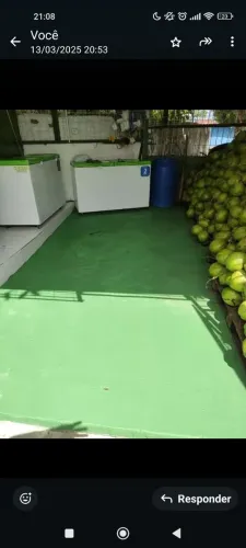 Loja de coco ótima, 