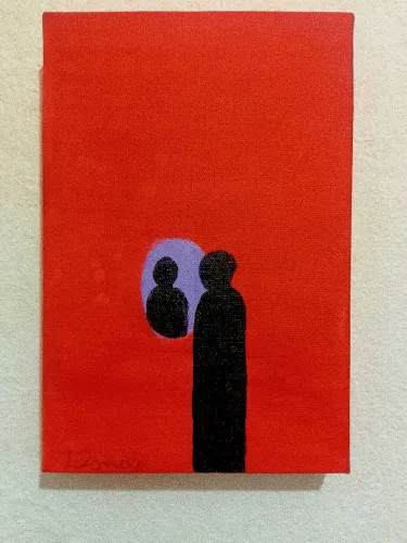 Pintura Original de Danilo Souza - O Reflexo