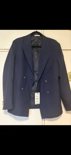 Blazer de la fria da Zara transpassado 48/50