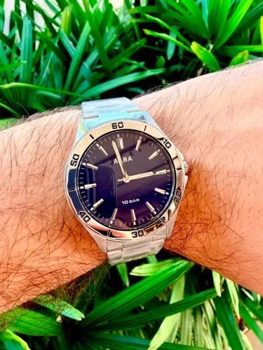Relógio Alba Japonês by Seiko Azul 38,5mm Novo Completo