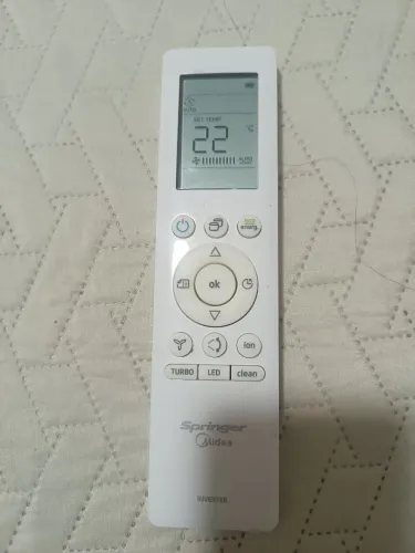 controle remoto para ar condicionado Springer Midea inverter modelo RG10A1