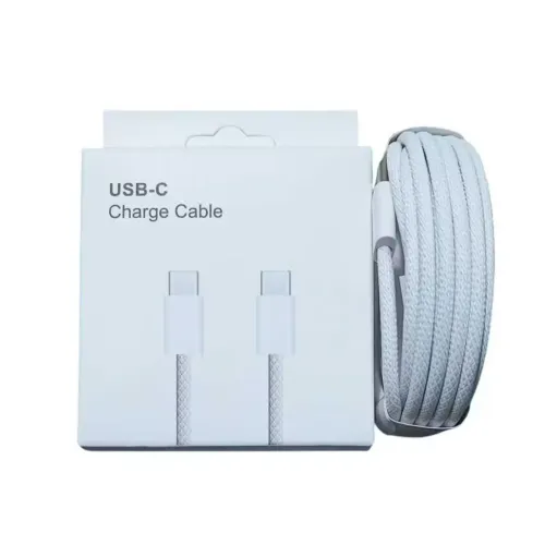Cabo Tipo C PD 60W turbo para IPhone 15 16 17 e Samsung