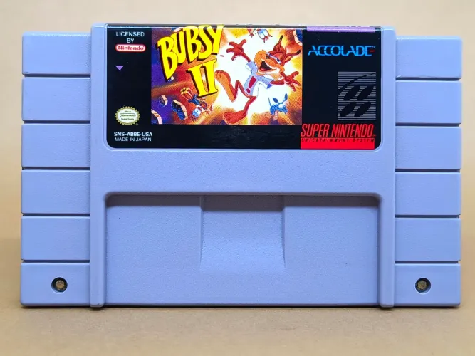 Bubsy 2 - 100% original - Super Nintendo
