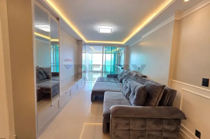 Apartamento no Vision 15º andar, 3 suítes, ponta negra, vista rio, 154 m²