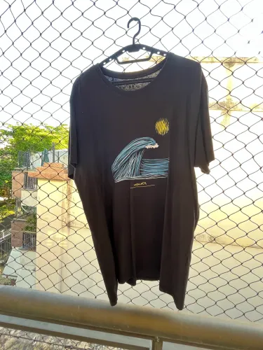 Camisa Wollner preta