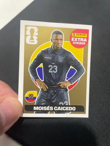 Figurinha Caicedo Ouro