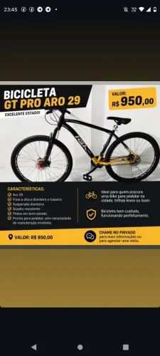 Bicicleta aro 29