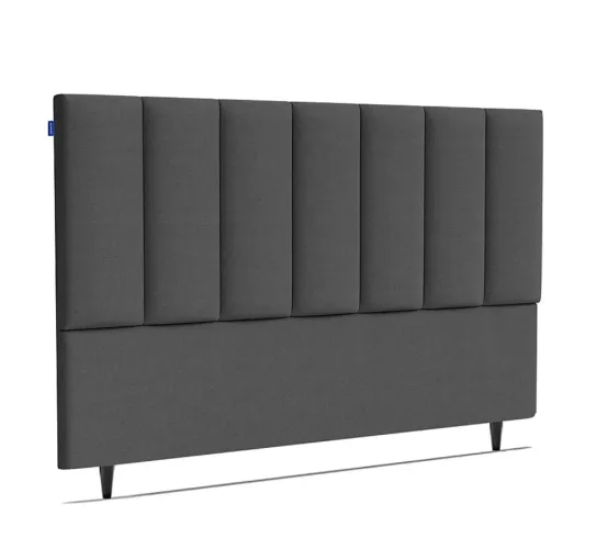 Cabeceira king Glamour Linho CINZA 120 x 8 x 195