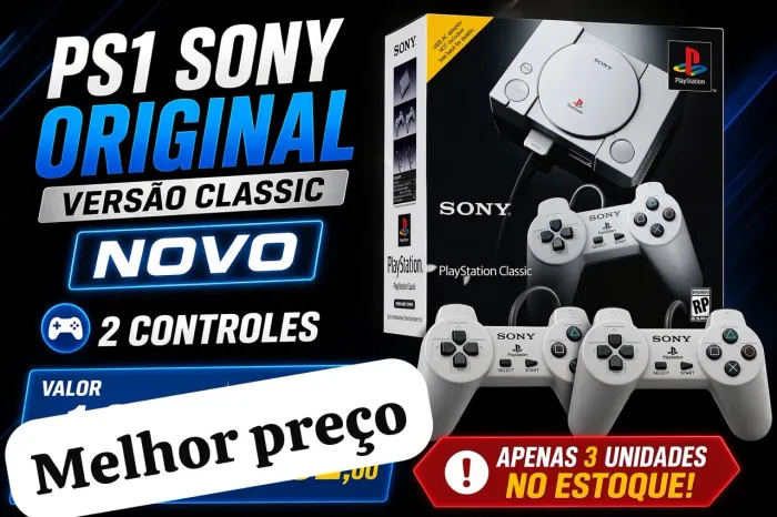 Ps1 Classic novo / esse é raro /pode retirar na loja no campo belo zona sul 