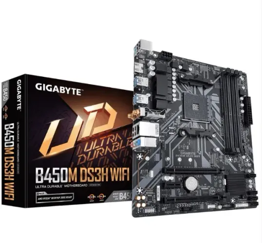 Placa Mãe Gigabyte Ultra Durable B450M DS3H