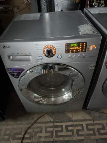 Lava e aeca lg 8,5kg inox perfeito estado