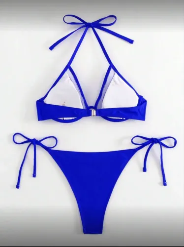 Biquíni azul SHEIN desapego