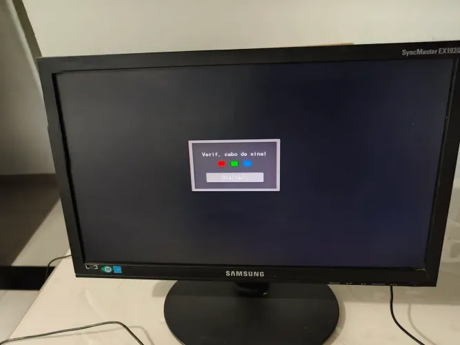 Monitor Samsung Led ex1920 19 polegadas completo com cabos