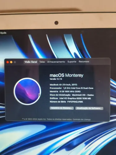 MACBOOK AIR 13 2017 8GB CORE I5
