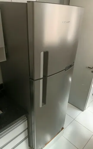 GELADEIRA BRASTEMP Frost Free Duplex 375L Inox