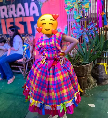 Vestido de Quadrilha novo 
