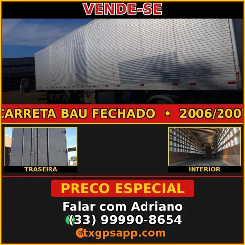 Carreta baú