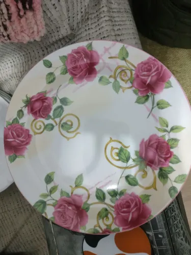 Pratos (1 raso de pizza, 4 fundos de porcelana Schmidt, 6 fundos de louça, 4 de sobremesa)