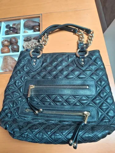 Bolsa Marc Jacobs Stam Original - Couro Matelassê Preto Luxo