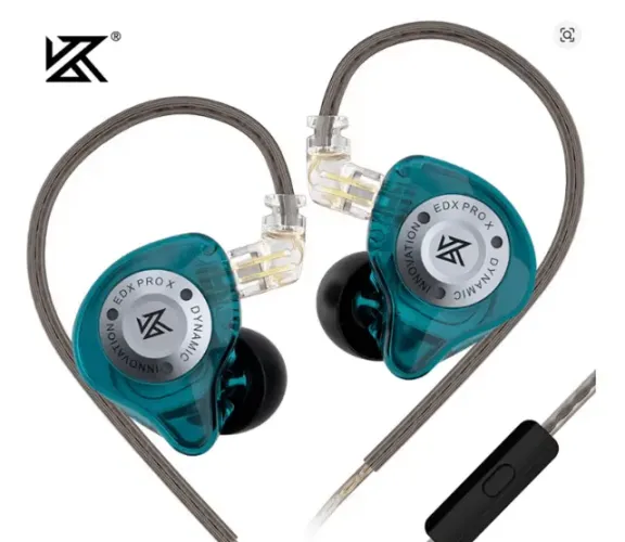 kz edx pro x fone hifi com graves profundos e cancelamento de ruído