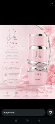 Perfume Árabe Yara Rosa
