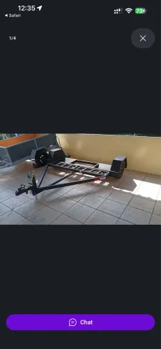 Reboque Carretinha Plataforma de Arrasto para Venda ou Aluguel