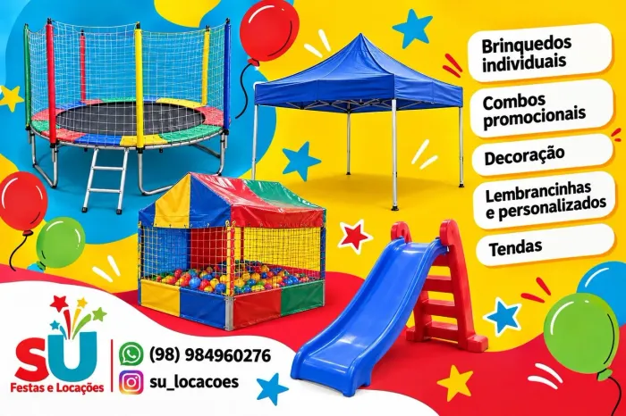 Aluguel de brinquedos para sua festa