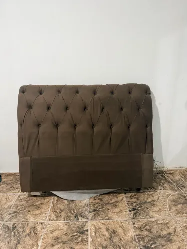 Cabeceira de casal 1.45x1.20 cor marrom nova 