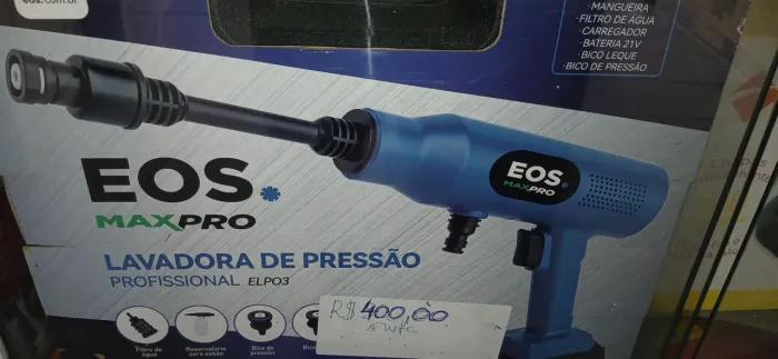 Lavadora de pressão a bateria eos nova lacrada