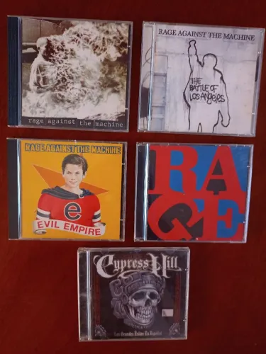 CDs Rage Against The Machine e Cypress Hill